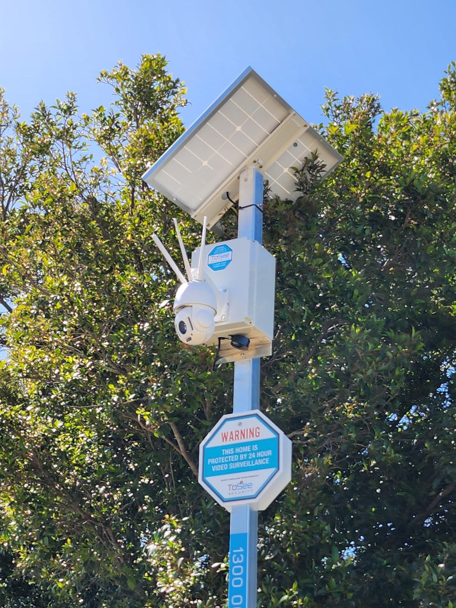 Wi-Fi 4g Solar Site Security PTZ Cameras Perth - ToSee Security